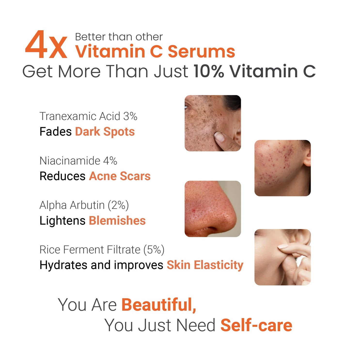 QC-glo 10% Vitamin C Face Serum - 30ml