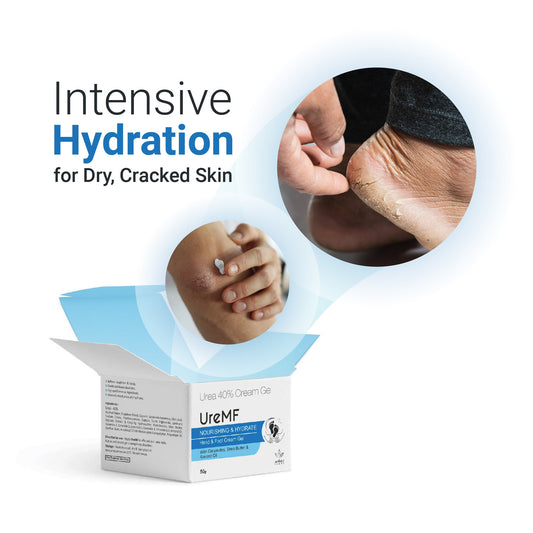UreMF - Urea 40% Dry Hand and Foot Cream Gel - 50g