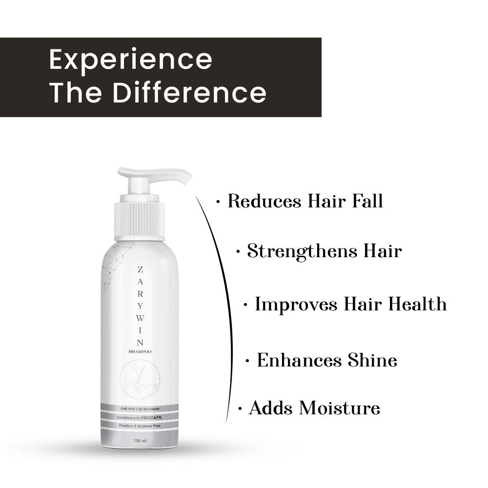 Zarywin Shampoo for Hair Fall (No Paraben)