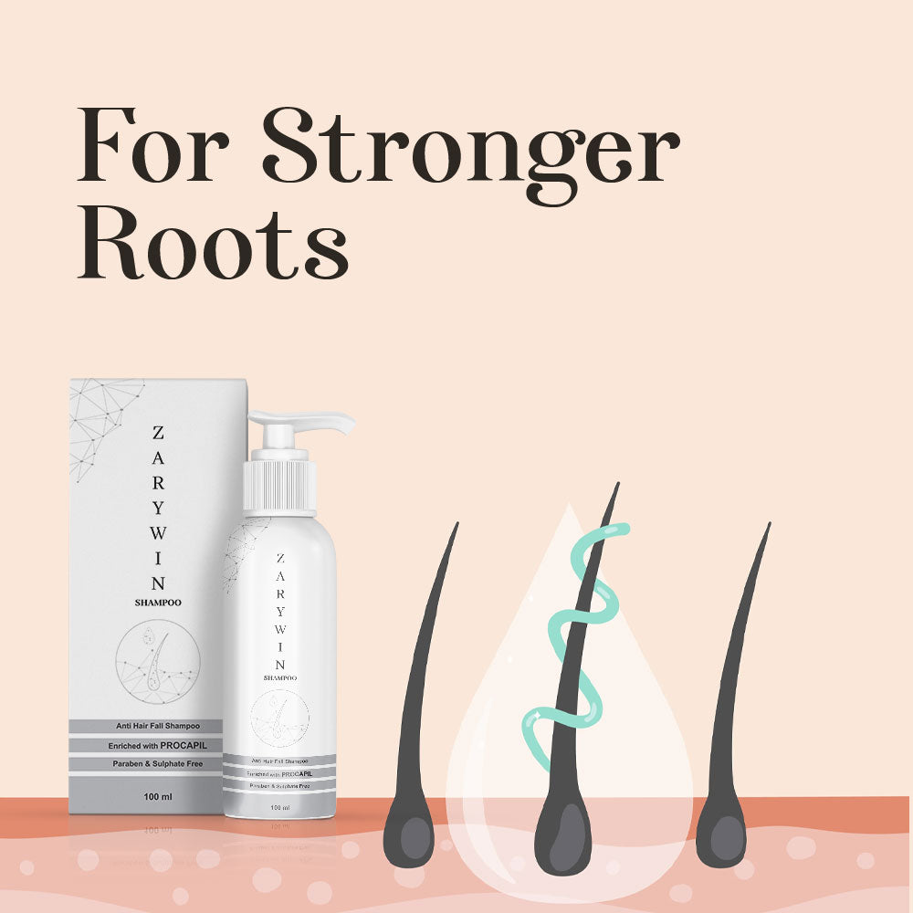 Zarywin Shampoo for Hair Fall (No Paraben)