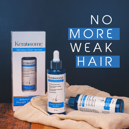 Keratosome Advance Hair Serum with Redensyl, Procapil & Capixyl - for Strong, Healthy Hair | Strengthen Your Hair | 50ml