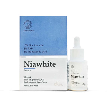 Niawhite Serum Niacinamide, N-Butyl Resorcinol, Tranexamic Acid & PAD | Your Ultimate Skin Solution