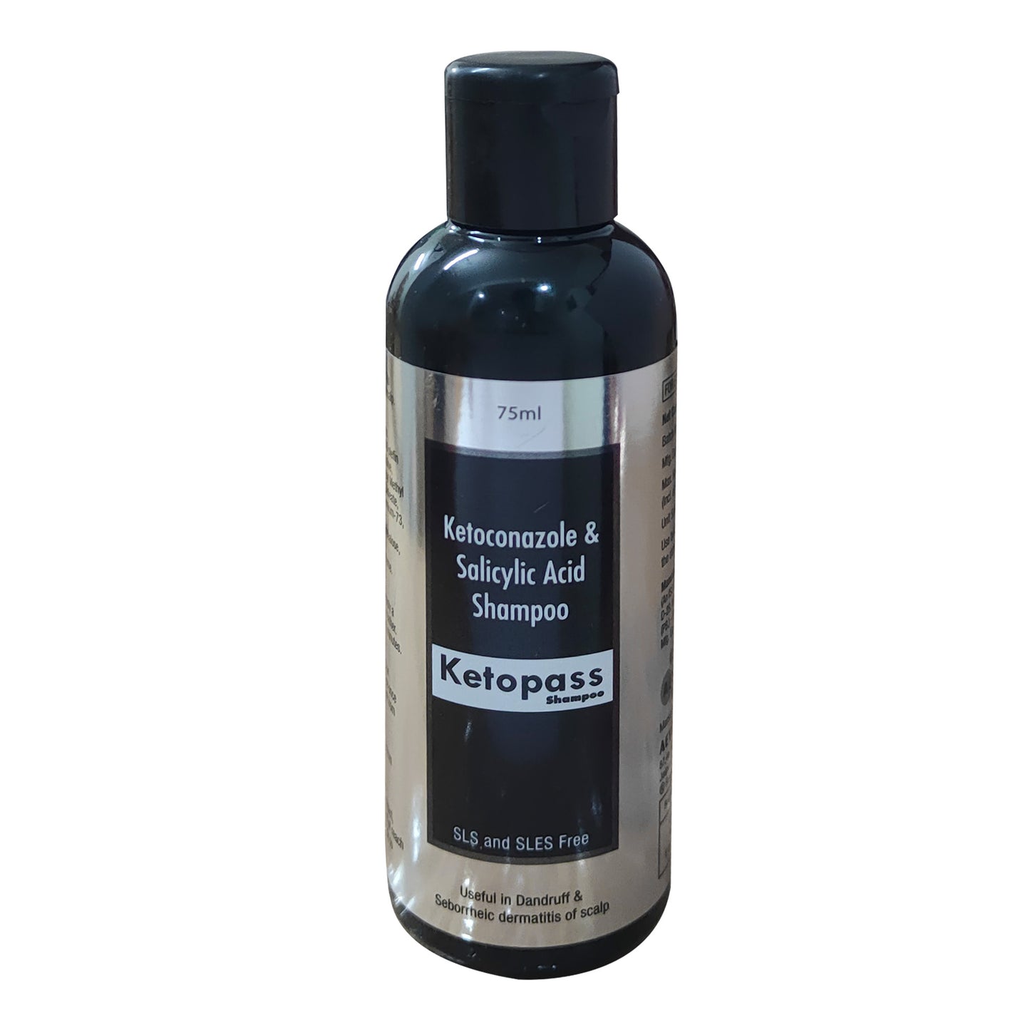 Ketopass - Anti Dandruff Shampoo (Ketoconazole & Salicylic Acid) | For Dry Itchy Scaly & Flaky Scalp Minimizes Dandruff And Dry Scalp Conditions